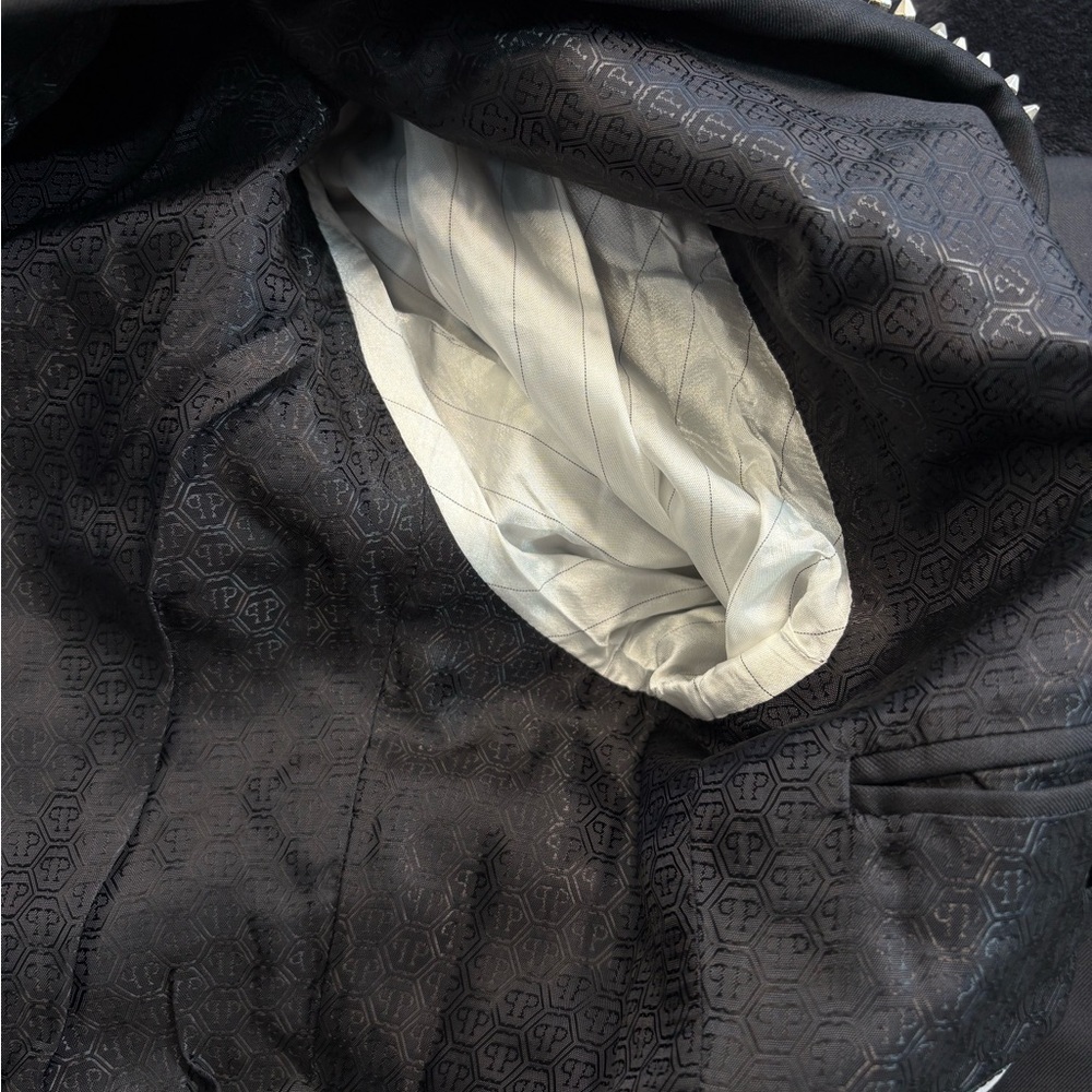 Philipp Plein Black Studded Blazer - Picture 10 of 15